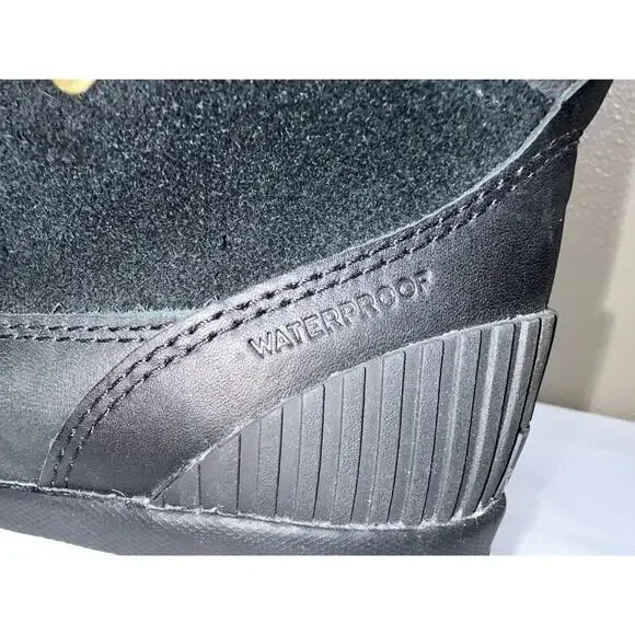 NEW Sorel Kinetic Conquest 9.5 Black Waterproof Hiking Boots Women’s Gum NWT - Picture 6 of 12